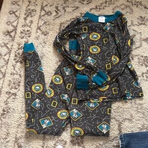 National Geographic Kids Pajamas in Teal and Black